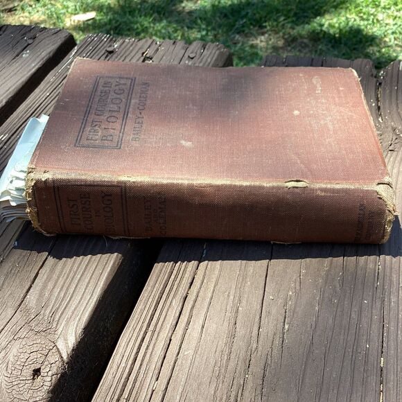 First Course in Biology 1909 Antique Textbook L.H. Bailey Walter M. Coleman - Picture 6 of 7